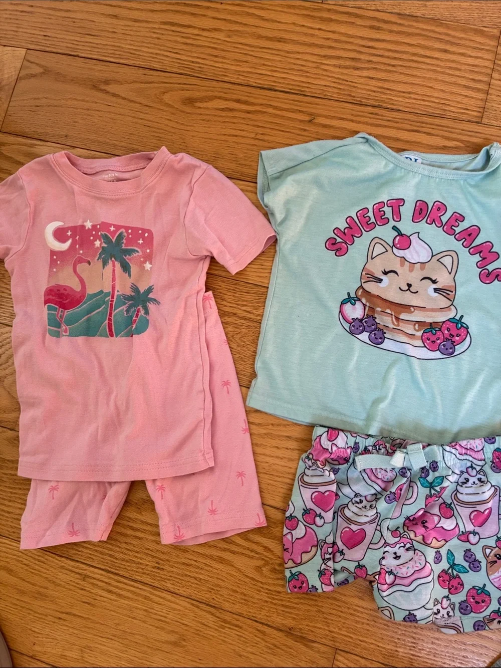 Assorted Girls' Pink and Teal Kids Pajama Sets play sets & romper